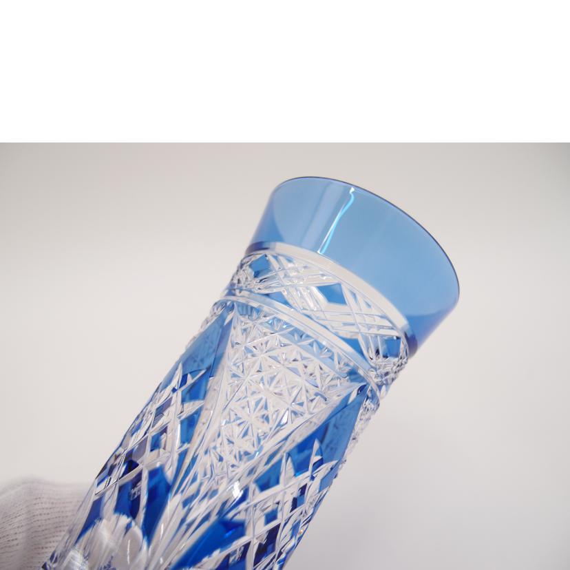 KAGAMI カガミクリスタル/ペアビールグラス/江戸切子/2624//SAランク/69