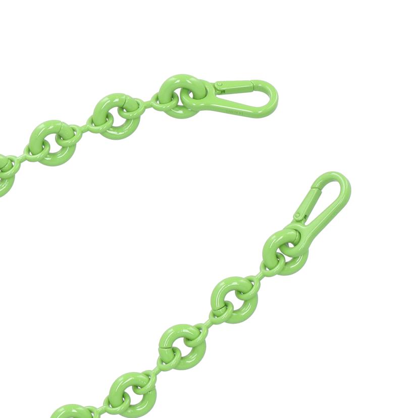 LOEWE ロエベ/ドーナツチェーン/ワニスアルミニウム/グリーン//SAランク/91