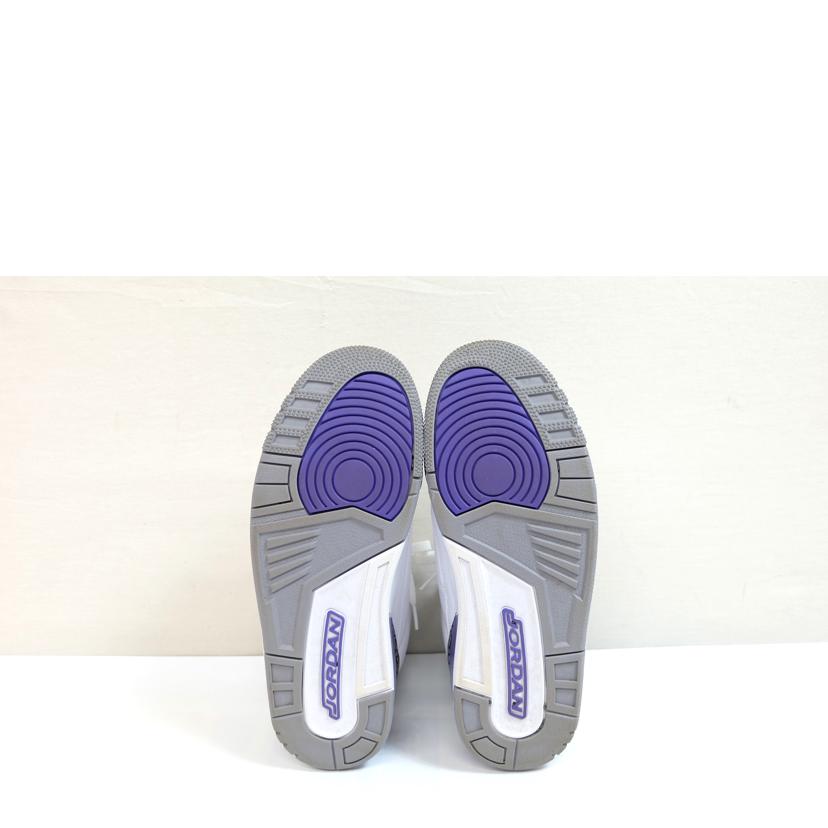 NIKE ナイキ/NIKE AIR JORDAN3レトロDark Iris/CT8532-105//Bランク/71