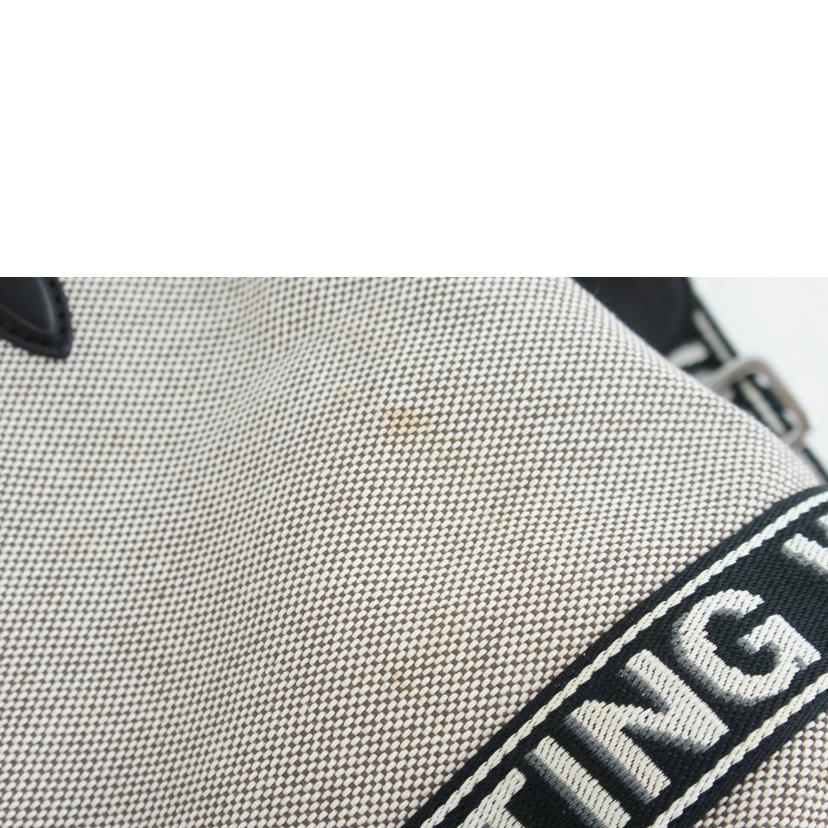 HUNTING WORLD ハンティングワールド/2WAYトート/ホワイト/ブラック/キャンバス/カーフ/622402//ABランク/64