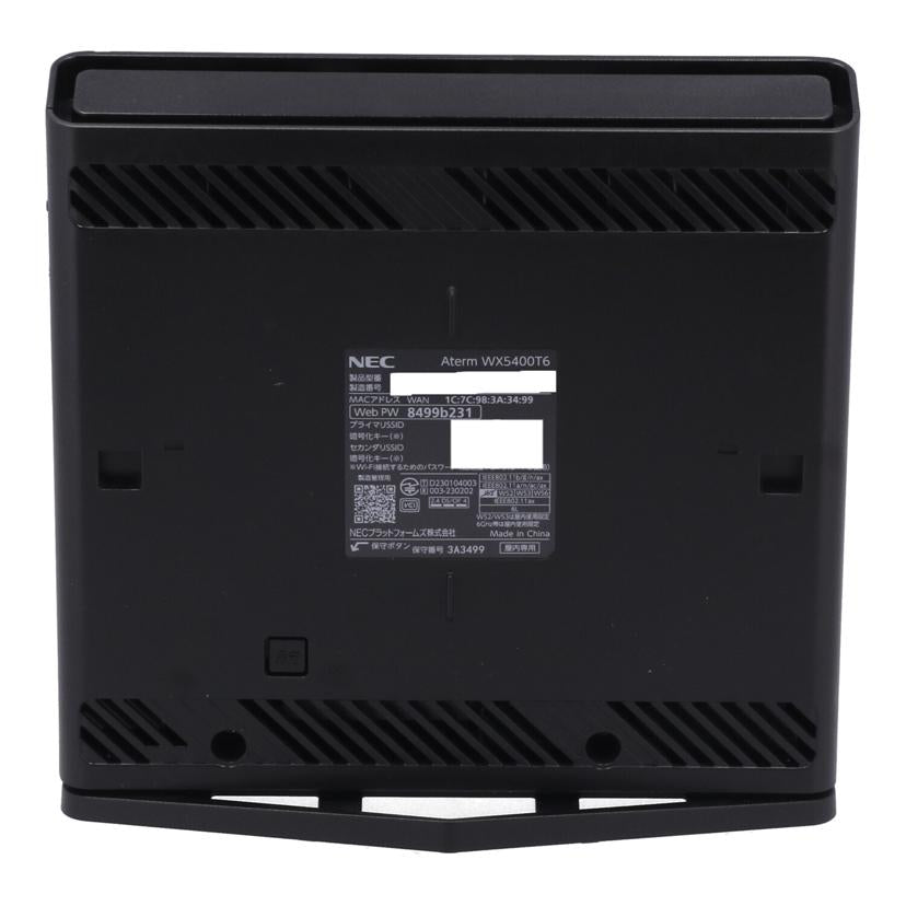 NEC 日本電気 /無線LANルーター/PA-WX5400T6//5411442007357A0/Bランク/62