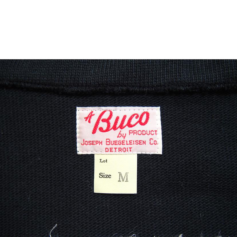 THE REAL McCOY'S リアルマッコイズ/BUCO ハーフジップスウェット黒//Aランク/71