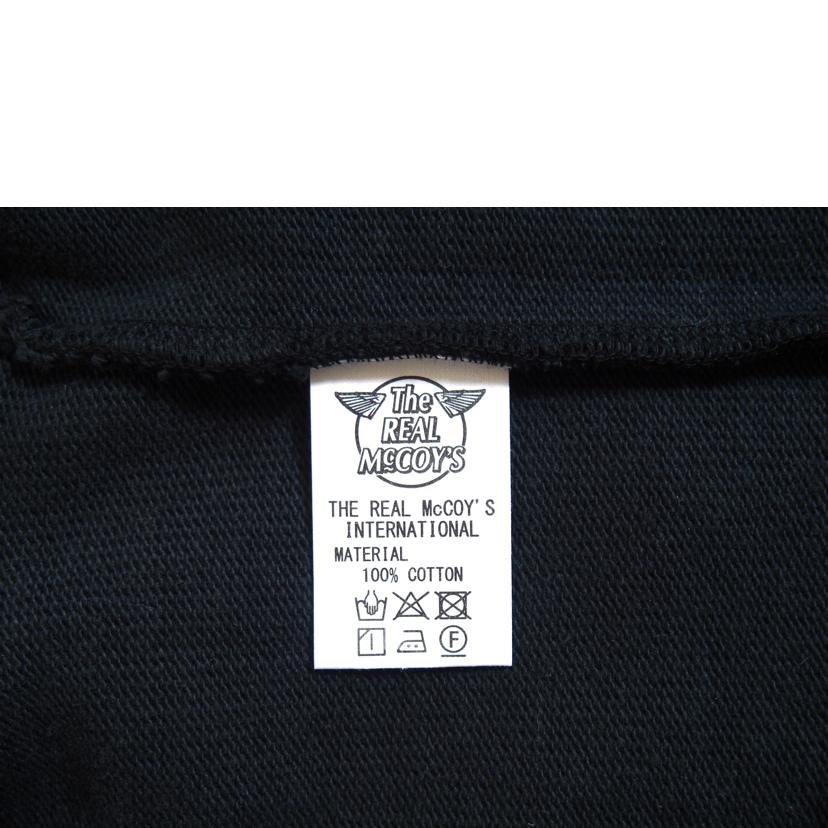 THE REAL McCOY'S リアルマッコイズ/BUCO ハーフジップスウェット黒//Aランク/71