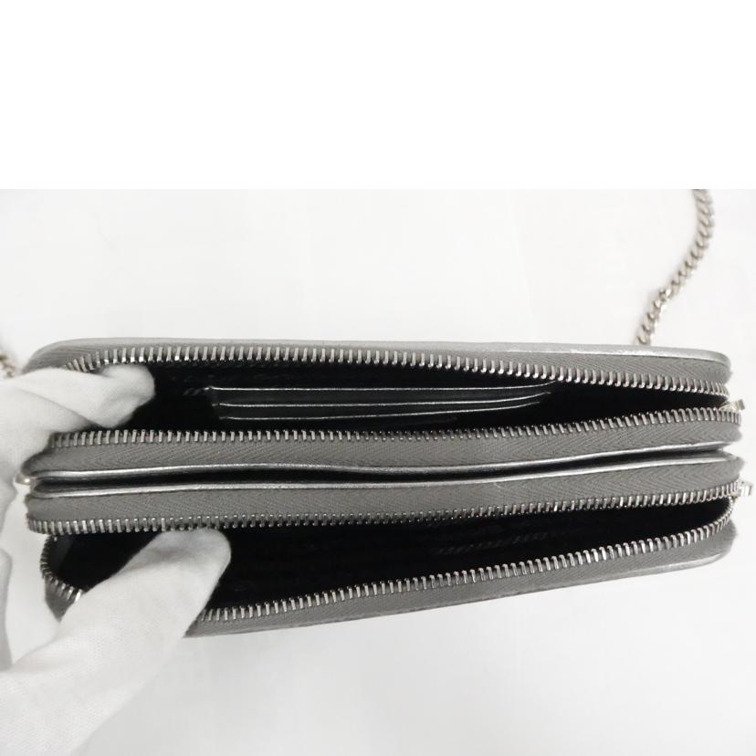 PRADA プラダ/チェーンショルダーバッグ/シルバー/1DH010//ABランク/82