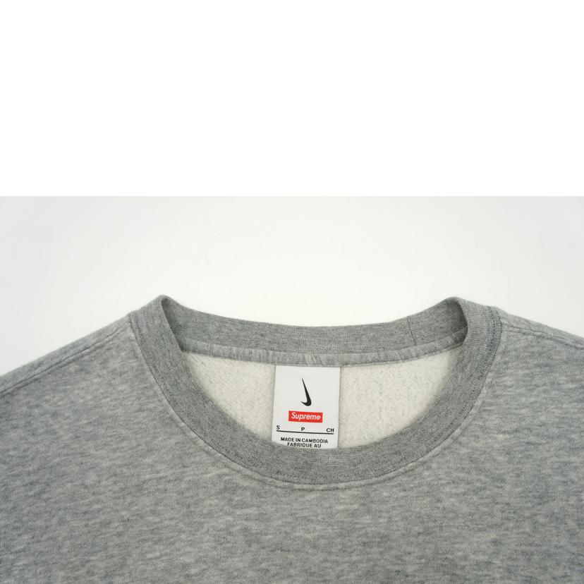 NIKE×Supreme ナイキ×シュプリーム/サイドロゴクルーネックスウェット//ABランク/71