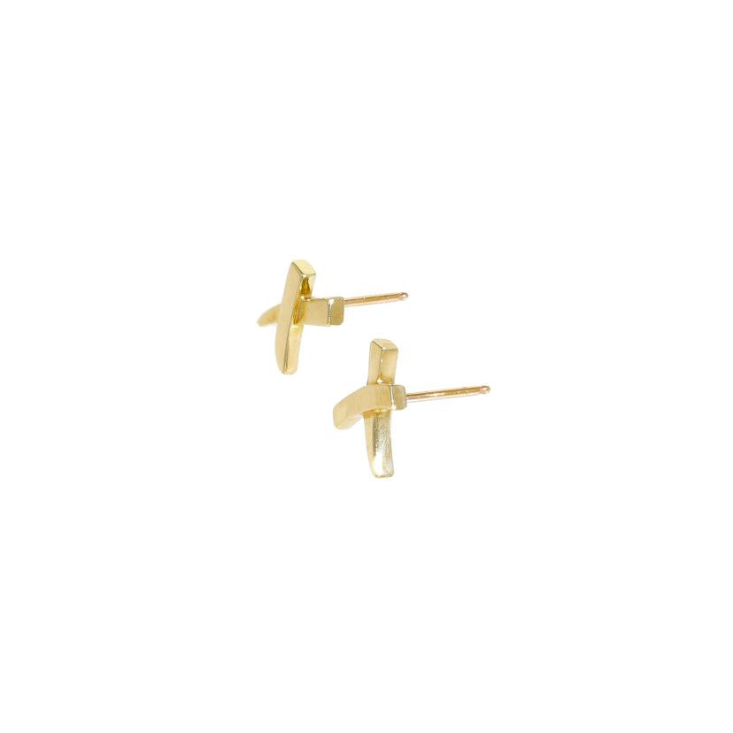 TIFFANY&Co ティファニー/750YGパロマピカソクロスキスピアス/2.4//Aランク/75