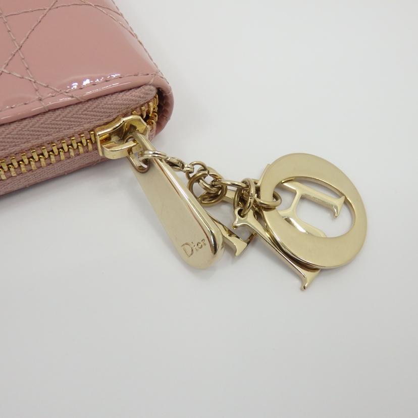 Dior ディオール/レディーディオールヴォワヤージュウォレット/ピンク/S0007OVRB//33-*******/ABランク/77