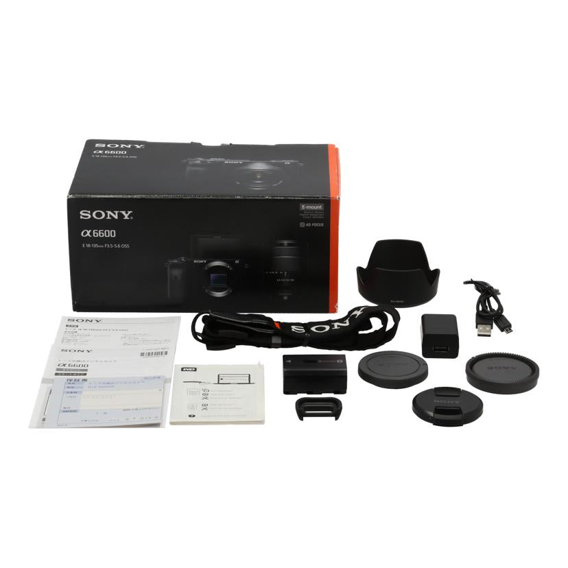 SONY ソニー /ミラーレス一眼 高倍率ズームレンズキット/α6600/ILCE-6600M//S013030396A/Bランク/93