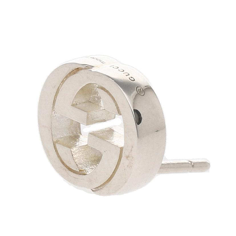 GUCCI グッチ/インターロッキングGシルバーピアス//Aランク/69