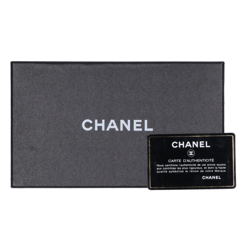 CHANEL シャネル/キャビアスキン二つ折ガマ口長財布//748****/ABランク/84