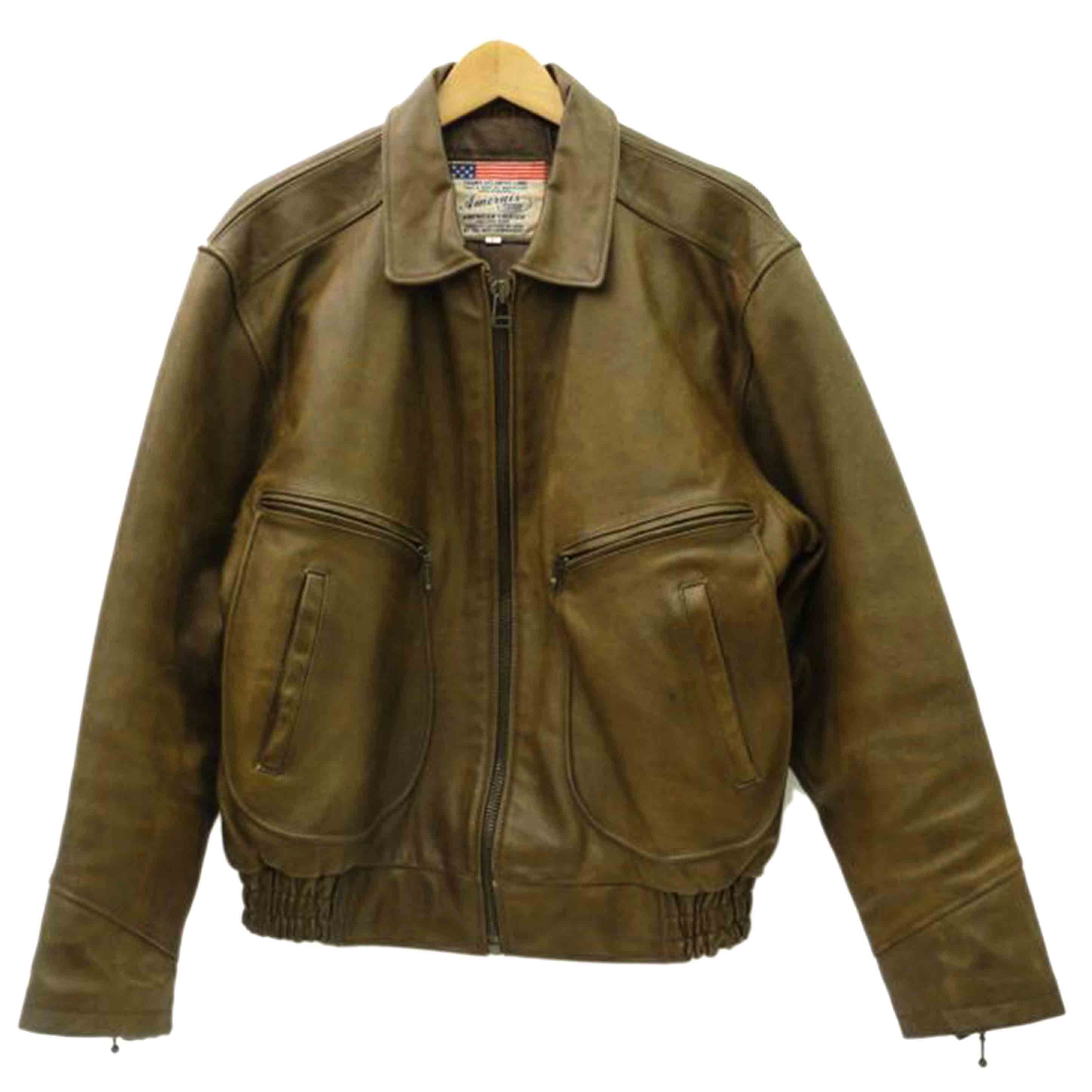 Amcruis アムクルーズ/レザーフライトジャケット//ABランク/69