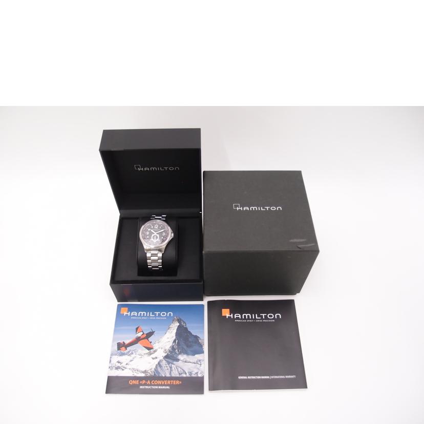 HAMILTON ハミルトン/HAMILTON/カーキアビエーション/自動巻き/H76655133//289*/Bランク/69