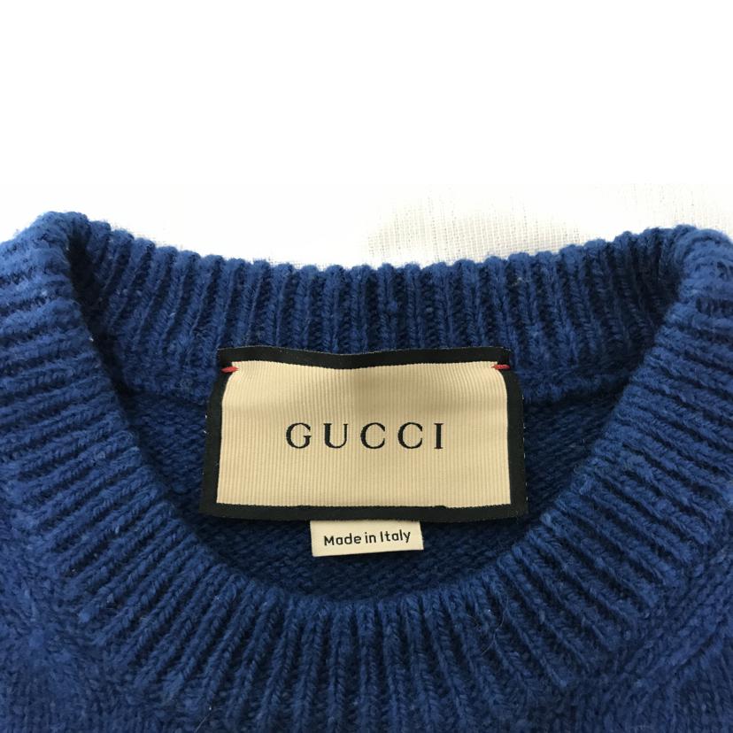 GUCCI グッチ/ボーダークルーネックセーター/729528 XKC0P//Bランク/51
