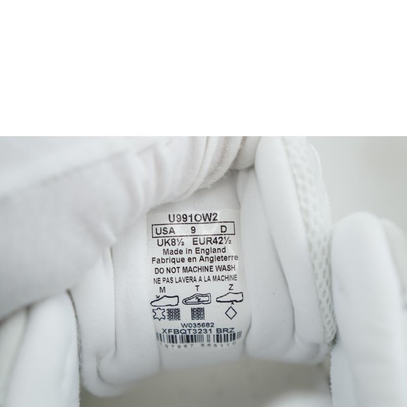 NB ニューバランス/NB スニーカー991/ホワイト ENG 27.0/U991OW2//Aランク/67