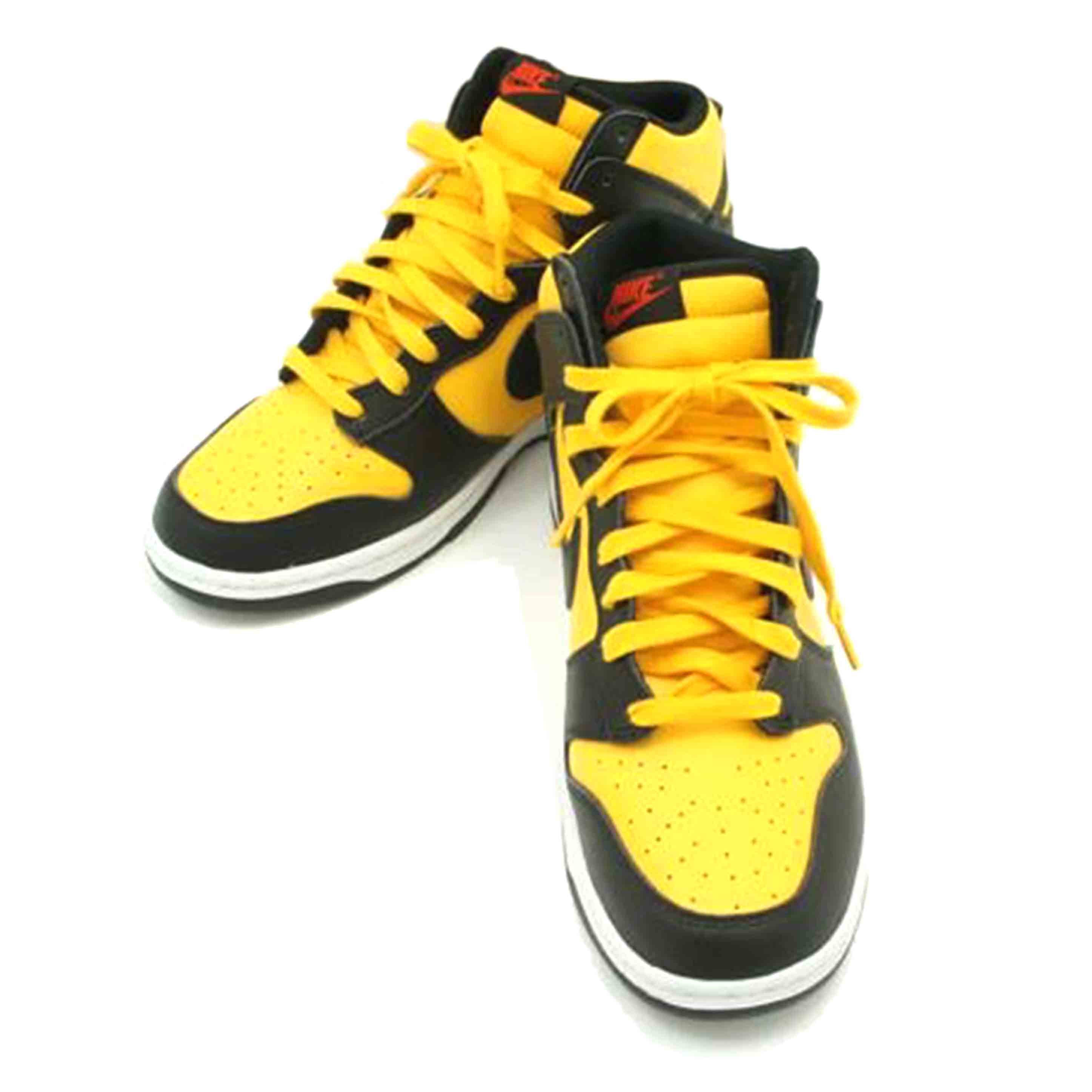 NIKE ナイキ/DUNK HI RETRO 黒×黄色/DD1399 700//ABランク/42