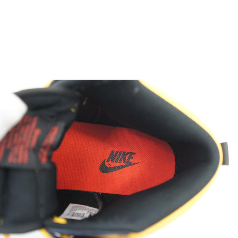 NIKE ナイキ/DUNK HI RETRO 黒×黄色/DD1399 700//ABランク/42