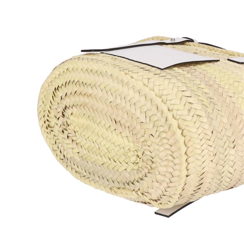 LOEWE ロエベ/アナグラムバスケットバッグ/ミディアム/ホワイト//032***/ABランク/91