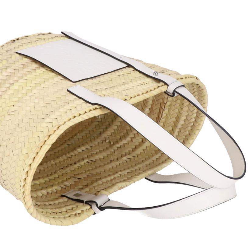 LOEWE ロエベ/アナグラムバスケットバッグ/ミディアム/ホワイト//032***/ABランク/91