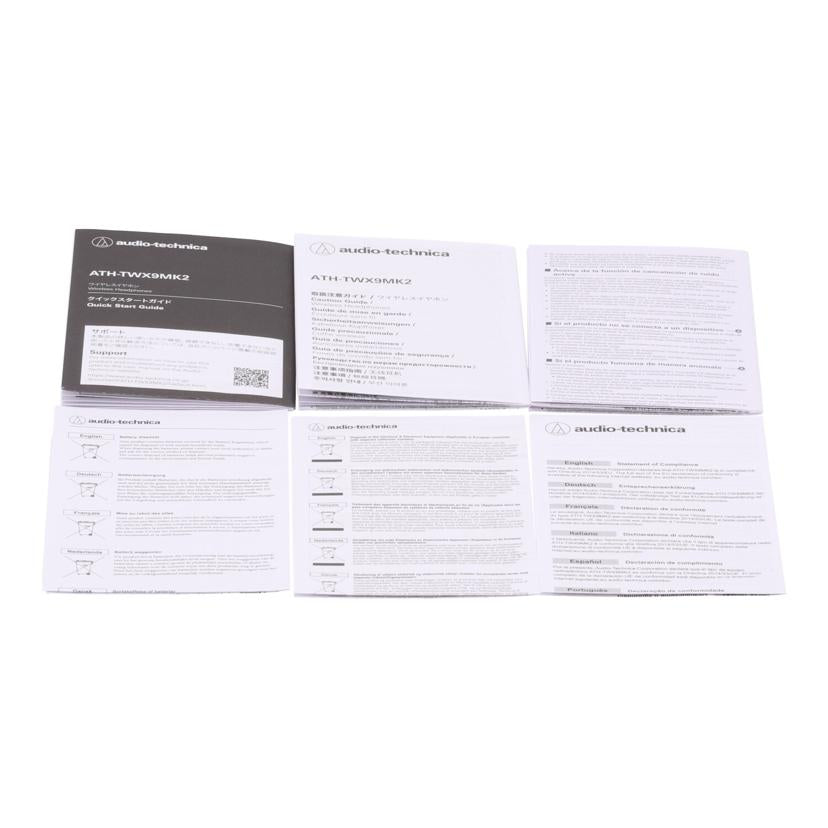 audio-technica オーディオテクニカ /ハイレゾ対応ワイヤレスイヤホン/ATH-TWX9MK2//417029230516/Aランク/85