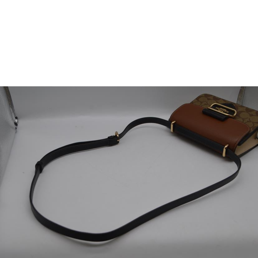 COACH コーチ/シグネチャーモーガンカラーブロックレザーショルダー/CL462//M23**/SAランク/89