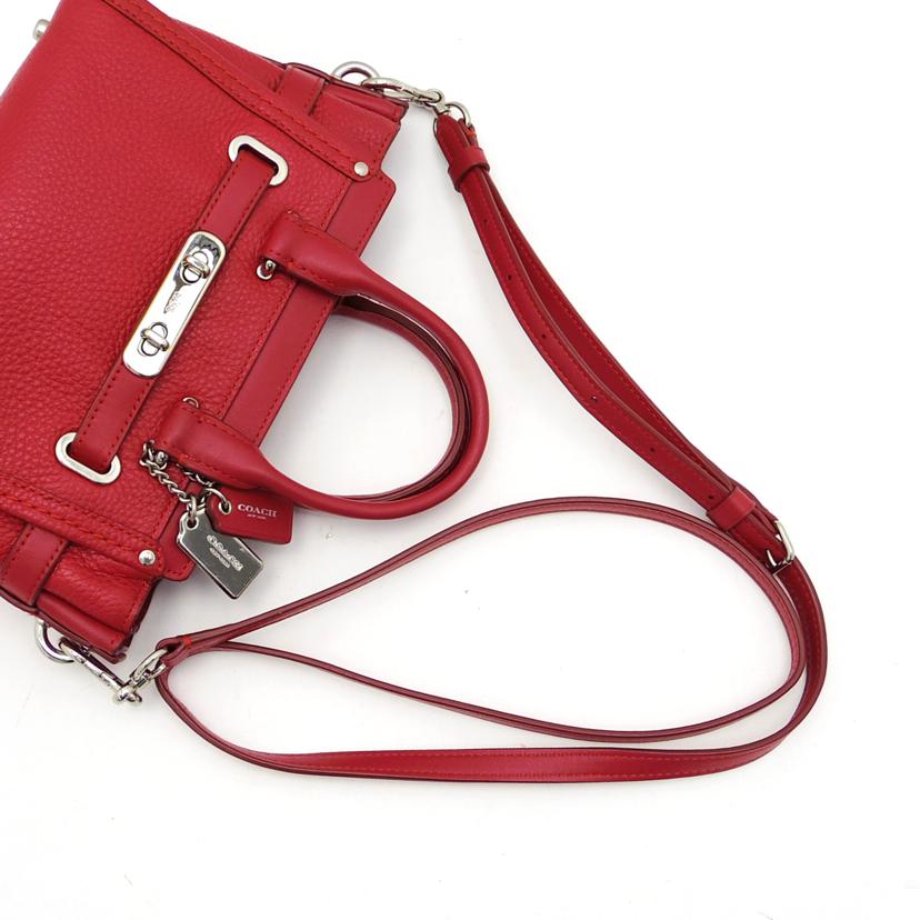 COACH/スワッガー20ペブルドレザー2WAYショルダー/36235//J15**/Aランク/75