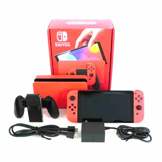 Nintendo 任天堂/ニンテンドーSwitch 有機EL本体/マリオレッド/HEG-001//XTJ10877645167/Bランク/81