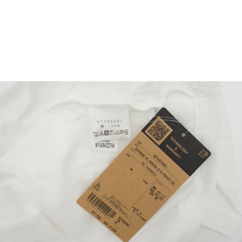 THE NORTH FACE ザ ノースフェイス/SUPREME PC PRINTED S/S POCKET TEE/半袖Tシャツ/NT02309I//Sランク/05
