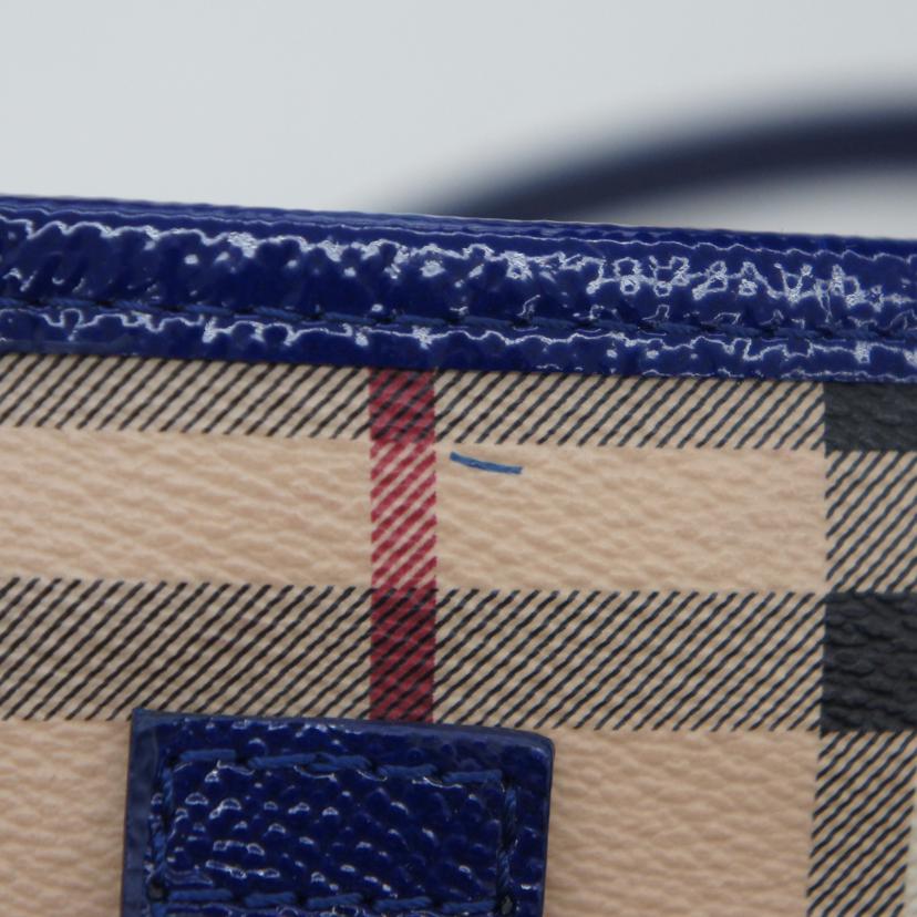 BURBERRY バーバリー/ノバチェックPVCトートバッグ//Aランク/03