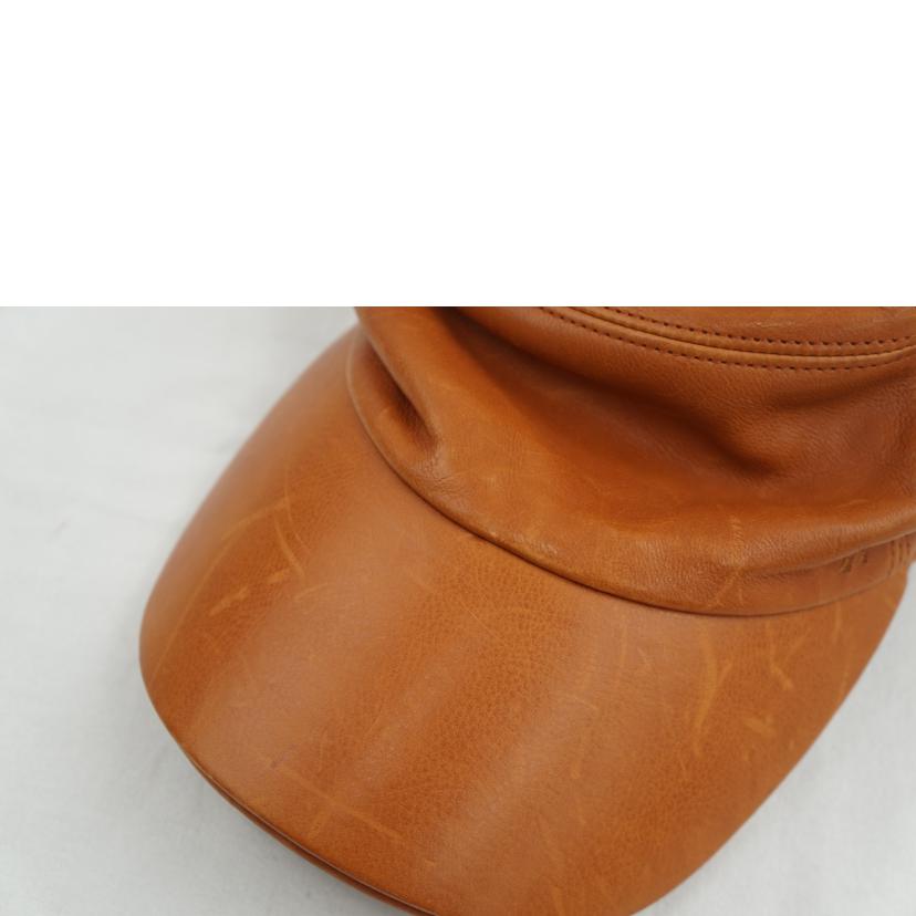 HERMES エルメス/レザーキャップ//Bランク/67