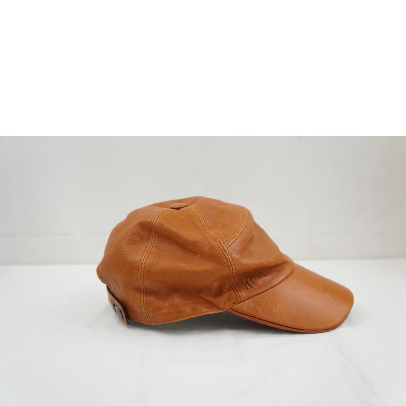 HERMES エルメス/レザーキャップ//Bランク/67