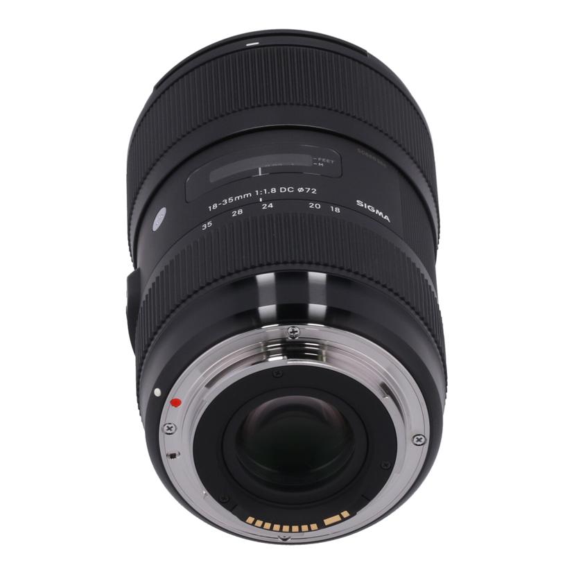 SIGMA Canon シグマ /交換レンズ/18-35mm/18-35mm F1.8 DC HSM //50886366/ABランク/62