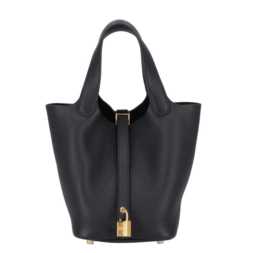 HERMES エルメス/ピコタンロックPM/トリヨンクレマンス/ノワール/056289CC//W刻印**********/Sランク/18