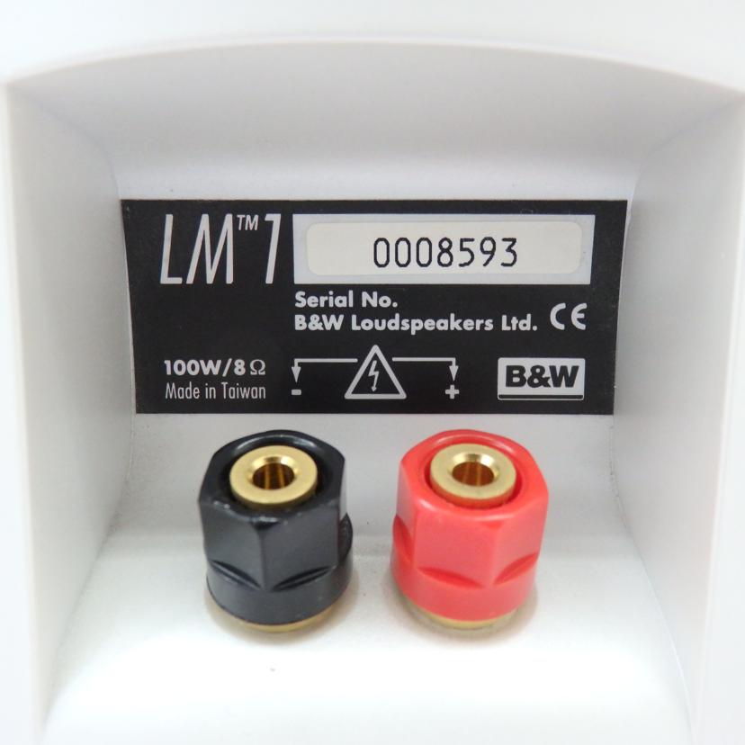 B&W/スピーカー(ペア)/LM1//Bランク/77