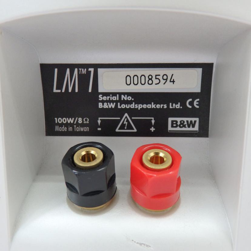 B&W/スピーカー(ペア)/LM1//Bランク/77