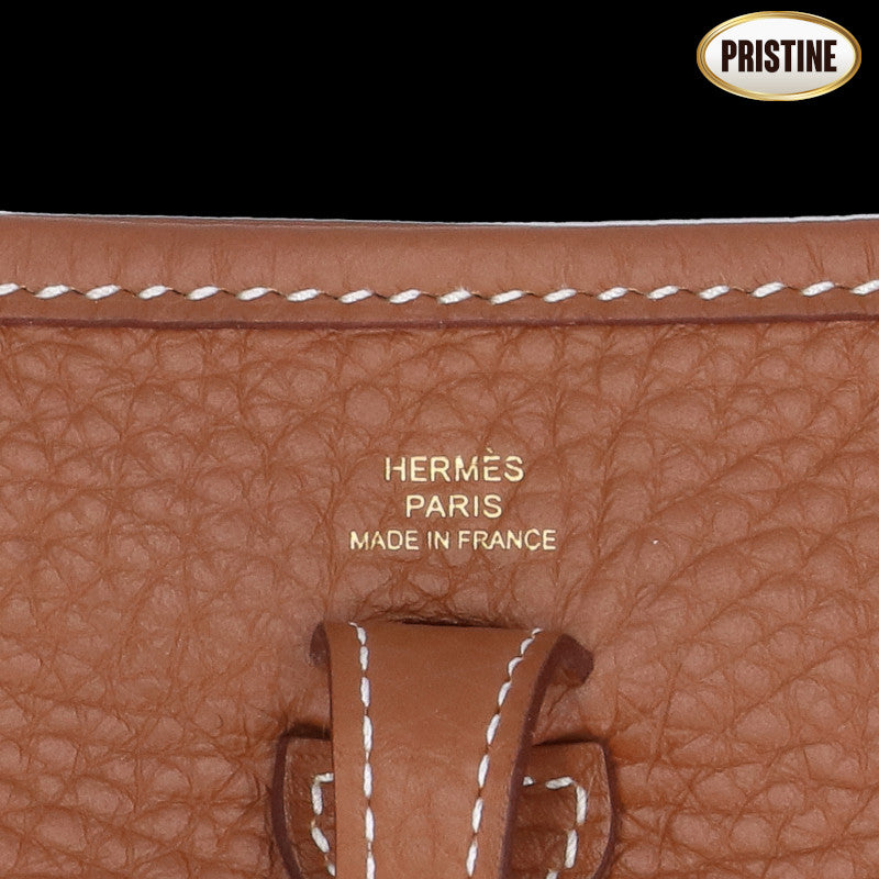 HERMES エルメス/エブリンTPM/トリヨンクレマンス/ゴールド/069426CC//W刻印*******/Sランク/18