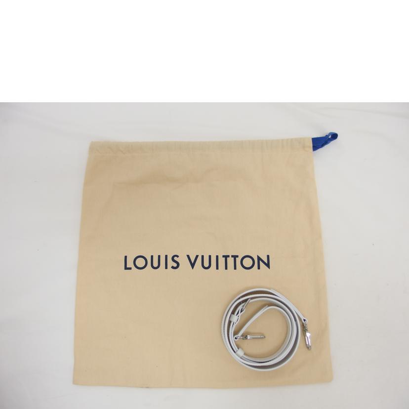 LV ルイ・ヴィトン/ペイントカンバッグ/パープル×ホワイト/M81591//RFI*/Aランク/18