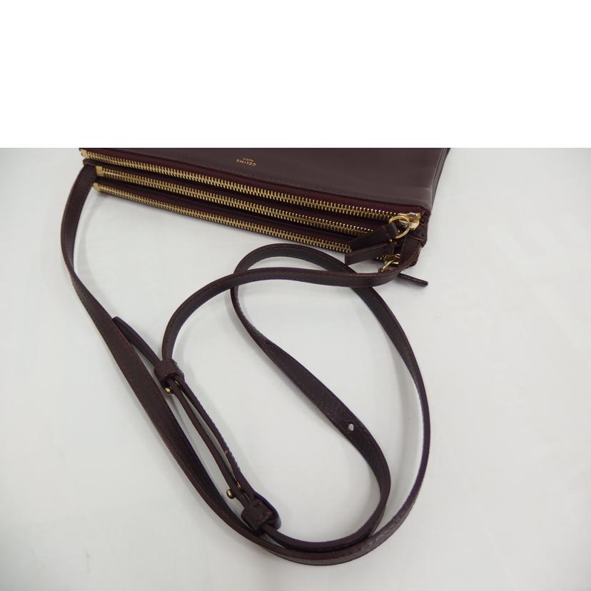 CELINE セリーヌ/トリオショルダー /ブラック//Bランク/82