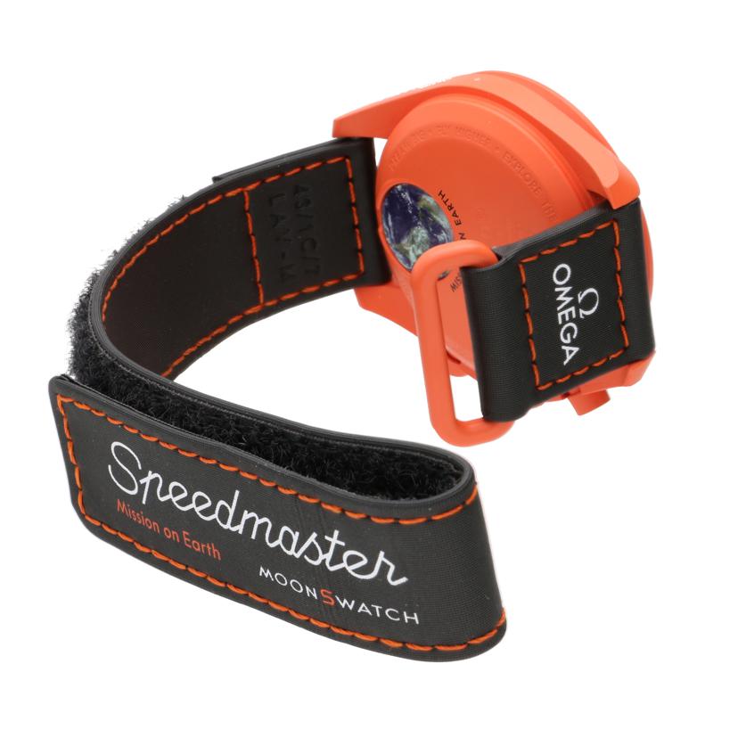 OMEGA×swatch オメガ×スウォッチ/ムーンスウォッチ/MISSION ON EARTH - LAVA/SO33O100//SAランク/94