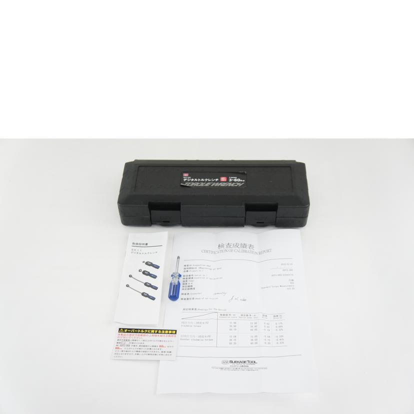 SUEKAGE TOOL スエカゲツール/SK11デジタルトルクレンチ/SDT3-060//ABランク/64
