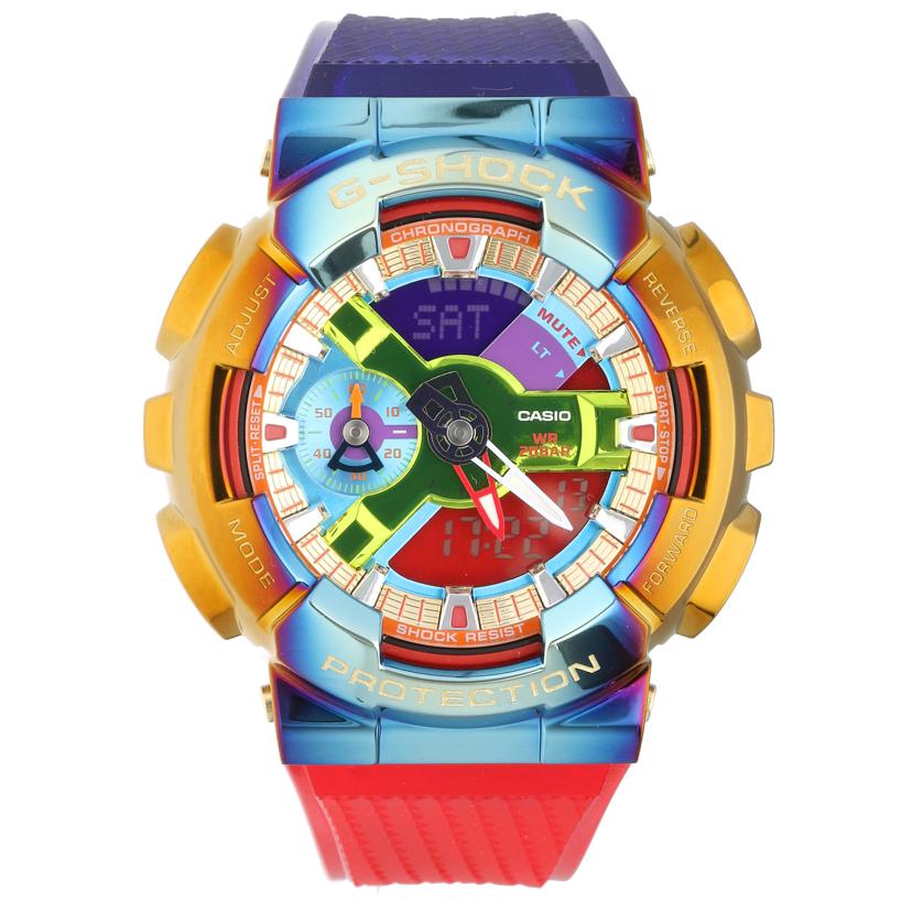 CASIO カシオ/G-SHOCK/アナデジ/メタルカバード・マルチカラー/GM-110RB-2AJF//555*/SAランク/40