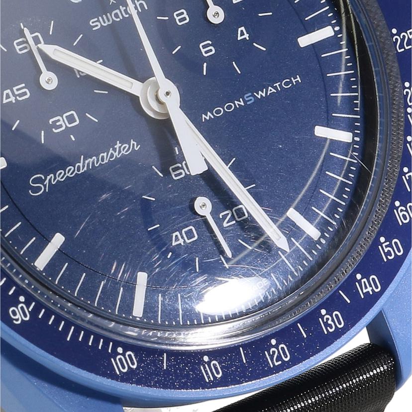 OMEGA×swatch オメガ×スウォッチ/ムーンスウォッチ/MISSION TO NEPTUNE/クオーツ/SO33N100//Aランク/24