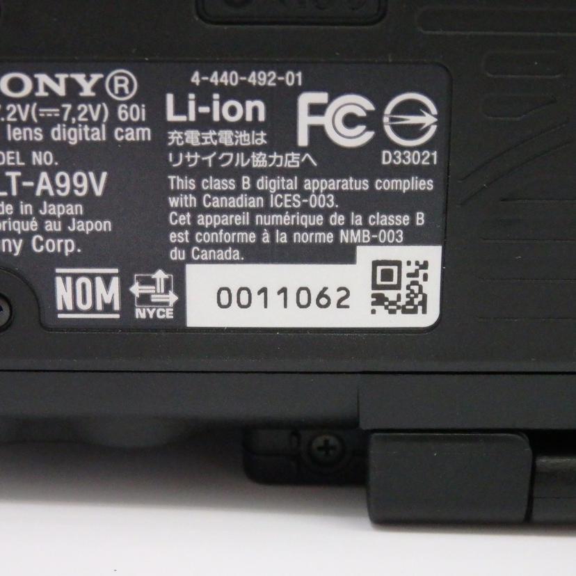 SONY SONY/デジタル一眼カメラ ボディ/α99 SLT-A99V//0011062/Cランク/77