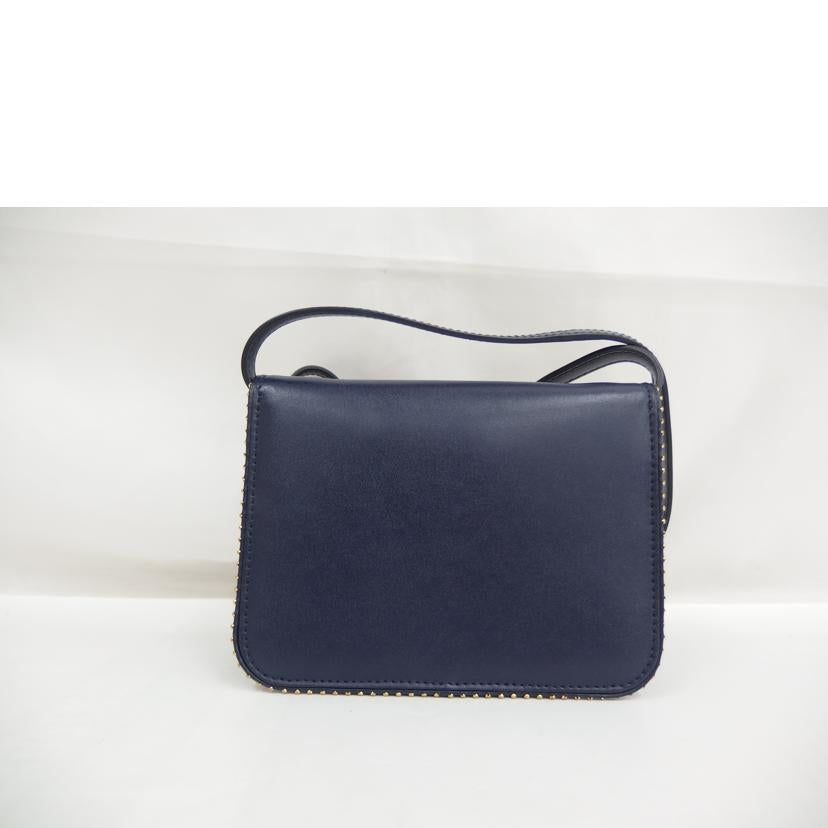 Ferragamo フェラガモ/ヴァラリボン ショルダーバック/ レザー/ネイビー//ABランク/82