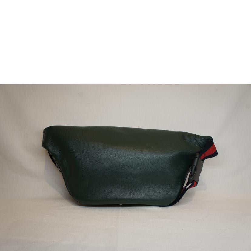 GUCCI グッチ/レザーxラインストーン ボディバッグ/484683//562***/SAランク/75
