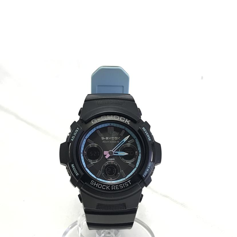 CASIO カシオ/G-SHOCK ブラック×ライトブルー/AWG-M100SPC//Bランク/51