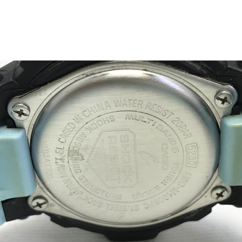 CASIO カシオ/G-SHOCK ブラック×ライトブルー/AWG-M100SPC//Bランク/51