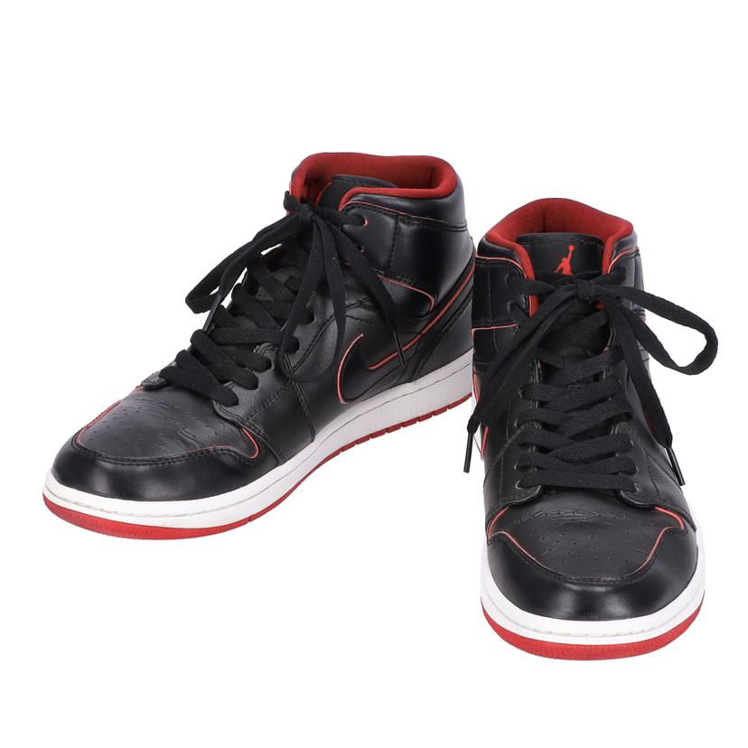 NIKE ナイキ/AIR JORDAN 1 MID/赤×黒/554724//028/ABランク/42