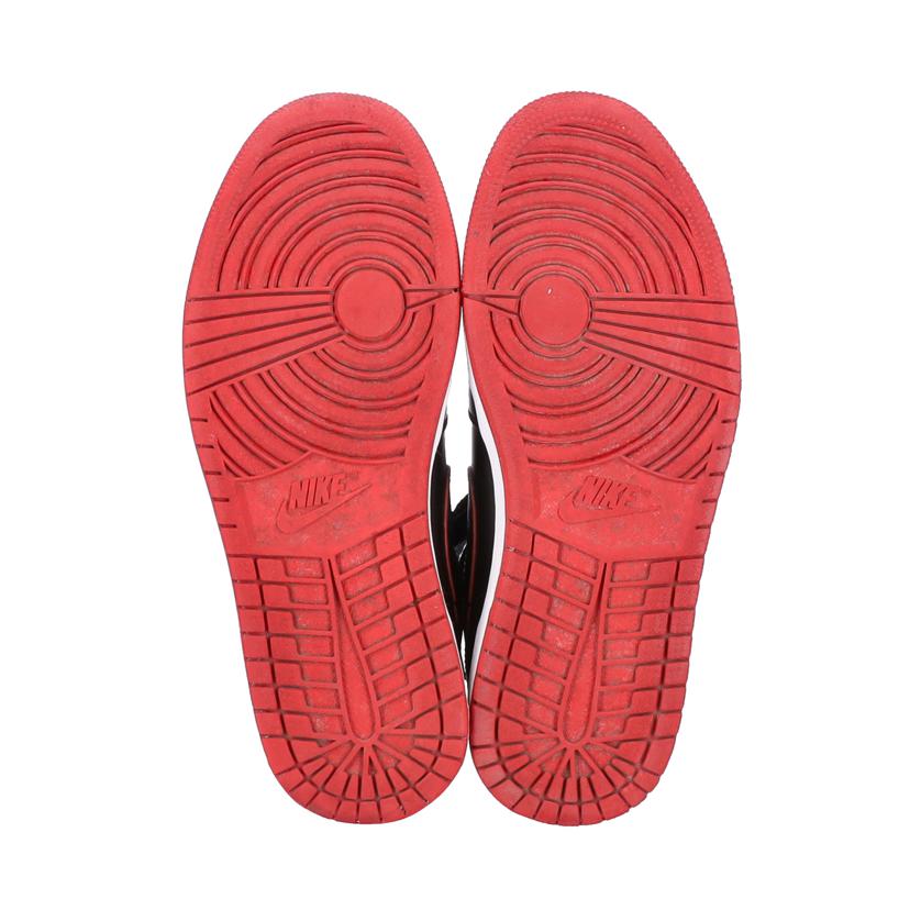 NIKE ナイキ/AIR JORDAN 1 MID/赤×黒/554724//028/ABランク/42