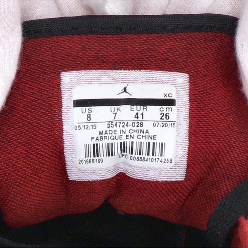 NIKE ナイキ/AIR JORDAN 1 MID/赤×黒/554724//028/ABランク/42
