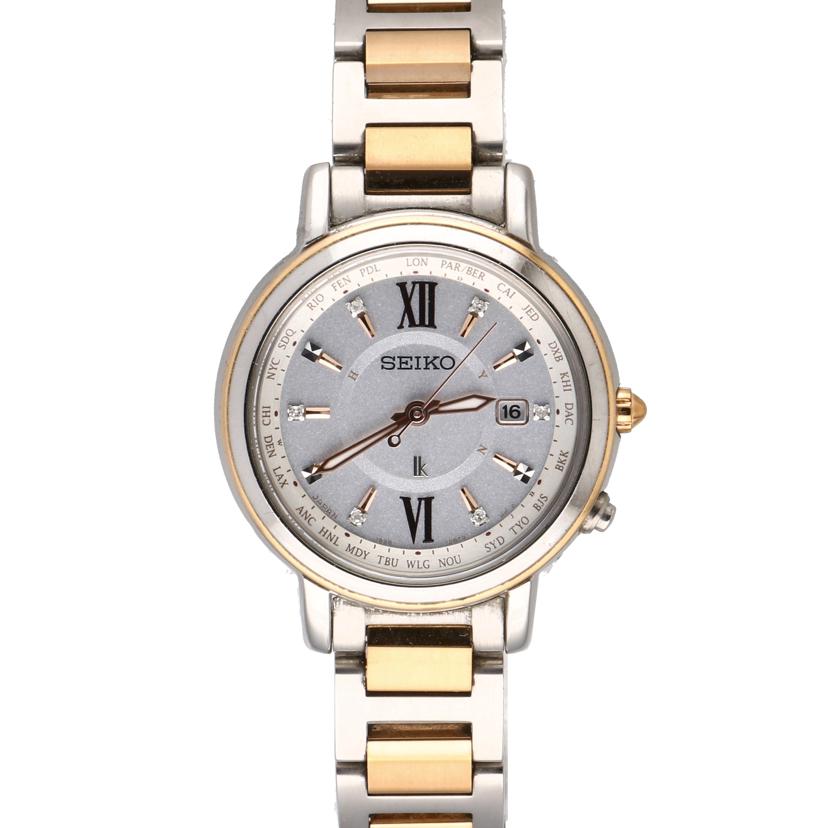 SEIKO セイコー/ルキア・6Pダイヤ/レディース/電波ソーラー/SSQV034//790***/Aランク/38